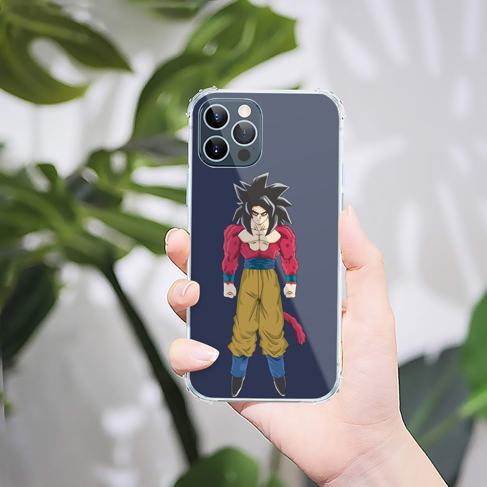 （画像用） ドラゴンボール 孫悟空（そん ごくう）Son Goku カカロット DRAGON BALL Kakarotto 【iPhone 12シリーズ対応】透明スマホケース（クリアソフトケース）